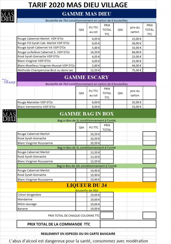 tarif